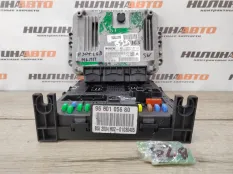 Блок управления двигателем комплект Peugeot 307 2005 9655943580 УНИВЕРСАЛ 3H 1.6 9HX(DV6ATED4)