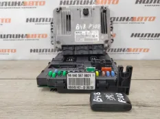 Блок управления двигателем комплект Peugeot 308 2009 1943F6 ХЕТЧБЭК 5D 4C 1.6 9HZ(DV6TED4)