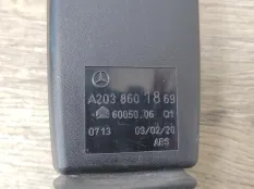 Замок ремня безопасности Mercedes W203 2003 A2038602869 КУПЕ 1.8 271.946, задний правый
