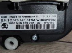 Блок управления печкой Skoda Octavia A5 2010 3T0820047MWHS 1.8 TFSI CDAA