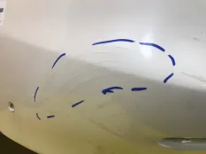 Бампер задний Mercedes GLC C253 2015-2019