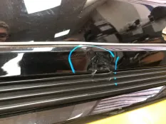 Бампер задний Toyota Land Cruiser 200 2015-2021