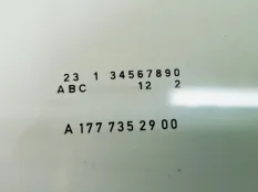 Стекло двери Mercedes A200