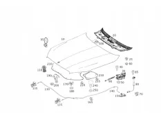 Капот Mercedes-benz S-Class A2228800057 W222