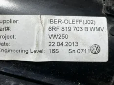 воздуховод Volkswagen Polo