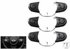 Переключатель на рулевом колесе MINI Cooper 61316814564