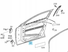 Дверь Mercedes-benz GLA-Class A1567200105 X156