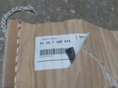 Стекло двери BMW 7 51357358914 G11, заднее правое