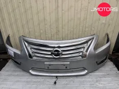 Бампер передний Nissan Teana L33 серебристый