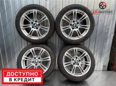 Колеса BMW 5 серия F10 N20B20A 2 л.  350 стиль, диск 8J * 18,  5 x 120, шины ЗИМНИЕ 245/45R18, Alpine Dimax, 2019 год, 7,8мм статок протектора