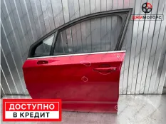 Дверь передняя левая Citroen C4 B7 Хэтчбек красная