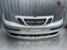Бампер передний серебристый SAAB 9-3 2 поколение Седан
