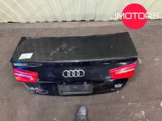 Крышка багажника Audi A6 C7 2011–2018 черная без фонарей