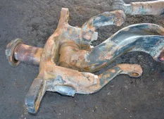 Поворотный кулак вспомогательного моста, левый DAF CF85 (01.01-)