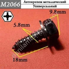 M2066 Автокрепеж металлический/MS452348
