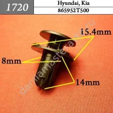 1720 Автокрепеж для Hyundai, Kia/865952T500