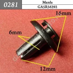 0281 Автокрепеж для Mazda/GA5R56392