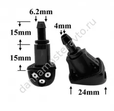 Форсунка стеклоомывателя лобового стекла для Kia