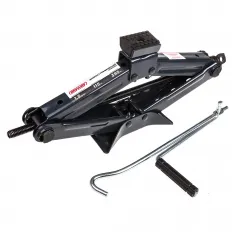 Домкрат механический ромбический 1,5т h 115-395мм SKYWAY с резиновой опорной частью в сумке