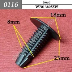 0116 Автокрепеж для Ford. 8mm/W701380SSW