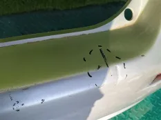 Бампер TOYOTA NADIA SXN10, задний