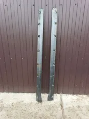 Накладка на порог наружная Toyota Land Cruiser prado