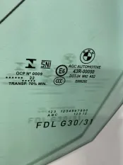 Стекло двери переднее левое BMW 5-Series G30 2022