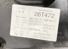 Стеклоподъемник задний левый Mercedes-Benz C-Class