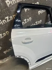 Дверь задняя правая белая Audi Q7 4M рестайлинг 2