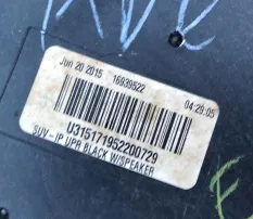 Накладка торпедо Chevrolet T 121907