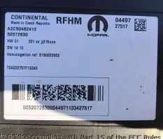 Блок управления радио Je 124808