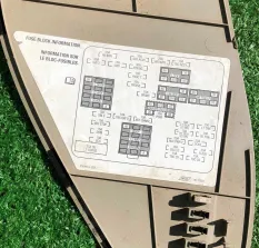 Накладка торпедо левая  128228