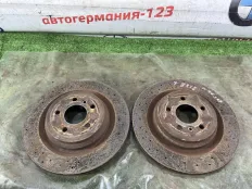 Диски тормозные Mercedes ML350 2012 A1664230600 W166 642.826, задние