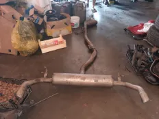 Глушитель BMW X5 2011 18308506981 E70 N57D30A