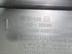 Накладка на порог (наружная) правая SsangYong
