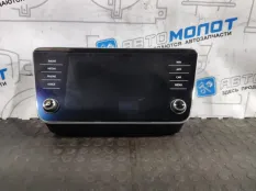 Блок управления мультимедиа Skoda Superb 3V5 DNF