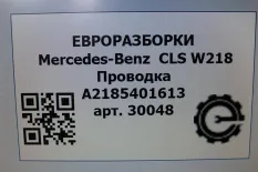 Проводка Mercedes-Benz CLS C218 W218 2013