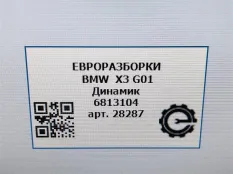 Динамик двери BMW X3 G01 2018 65136813104