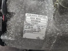 Компрессор кондиционера Nissan Qashqai 2010-2013 92600BB00A J10 HR16DE 1.6 / РЕСТАЙЛИНГ