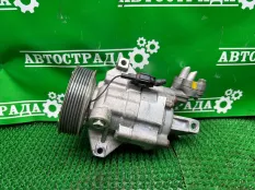 Компрессор кондиционера Nissan Tiida 92600CJ70A HR16