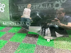 Стекло двери Toyota ALPHARD 2015-2023 6810458090, заднее левое