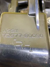 Ручка регулировки спинки сиденья Toyota Land Cruiser Prado 150 (2009-2023) 2014 7267760050 3.0 D 1KDFTV