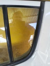 Стекло двери задней левой (форточка) Mitsubishi L200 (2006-2015) 2010 MN136793