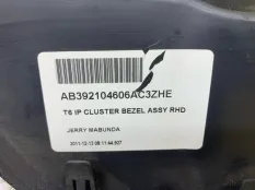 Кожух панели приборов Ford Ranger III (2011-2023) 2011 AB392104606AC ПИКАП 2.2 D