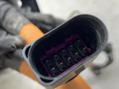 Розетка зарядки автомобиля Porsche Taycan 2021 PAD971093 9J1 EBFA, правая