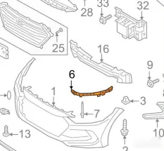 Кронштейн фары Hyundai Elantra 6 2016 86553F2000 AD