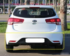 Накладка бампера Kia Rio 3 2015 866124Y700, задняя