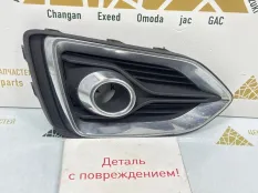Накладка противотуманной фары Hyundai Solaris 2017-2020 86528H5010 2 HCR ДО РЕСТАЙЛИНГ, левая