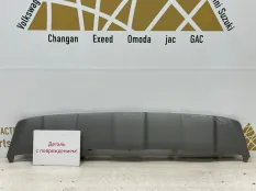 Накладка бампера Hyundai Santa Fe 2018-2020 86577S1000 4 TM ДО РЕСТАЙЛИНГ, передняя