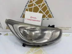 Фара галогеновая Hyundai Solaris 2010-2014 921024L000 1 RB ДО РЕСТАЙЛИНГ, правая